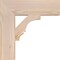 Ekena Millwork Balboa Block Smooth Bracket, Douglas Fir, 3 1/2"W x 14"D x 14"H BKT04X14X14BOA05SDF - alternate 2